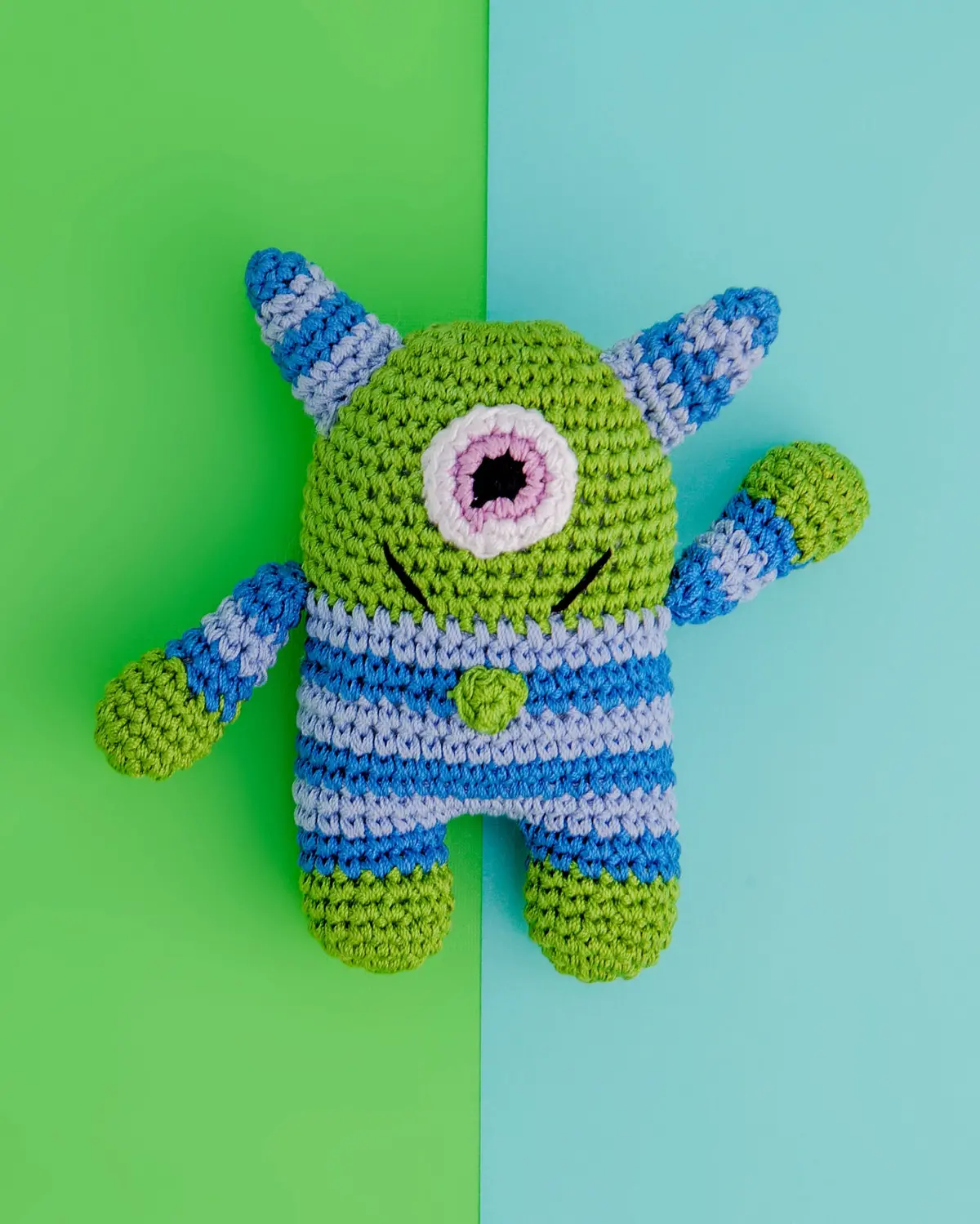 Monster Organic Knit Dog Toy 1