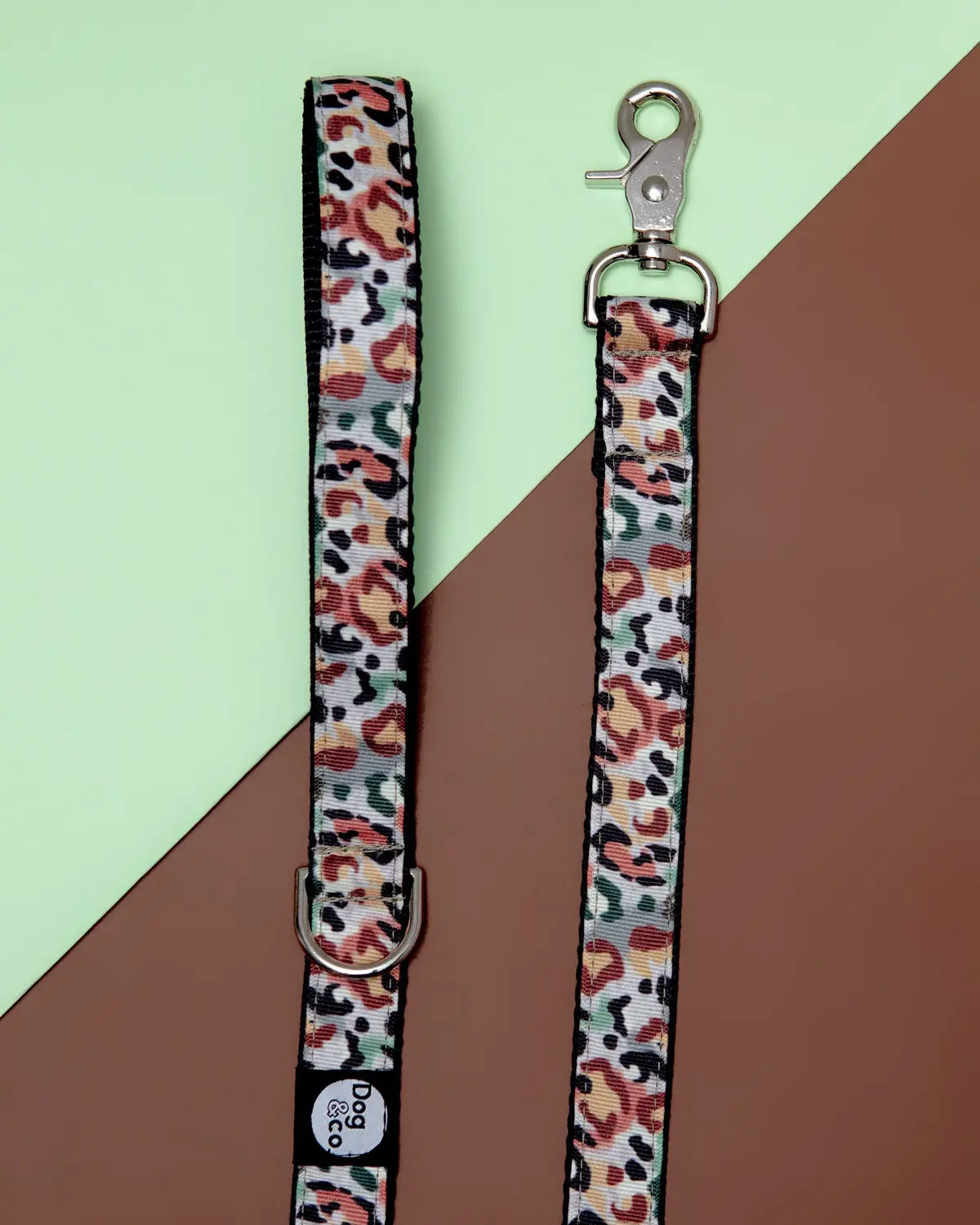 Camo Leopard Dog Leash (Made In Nyc) 1