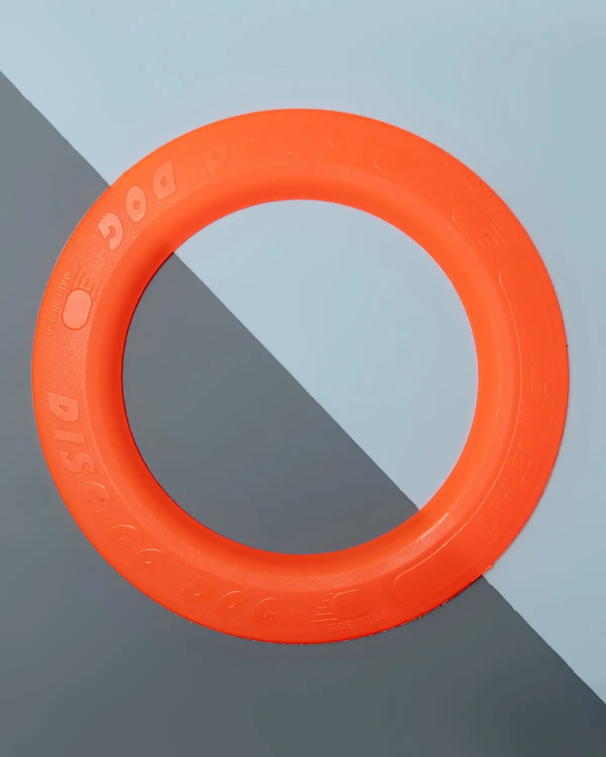 Disc-Go Dog Flying Disc In Orange (Made In The Usa) 1