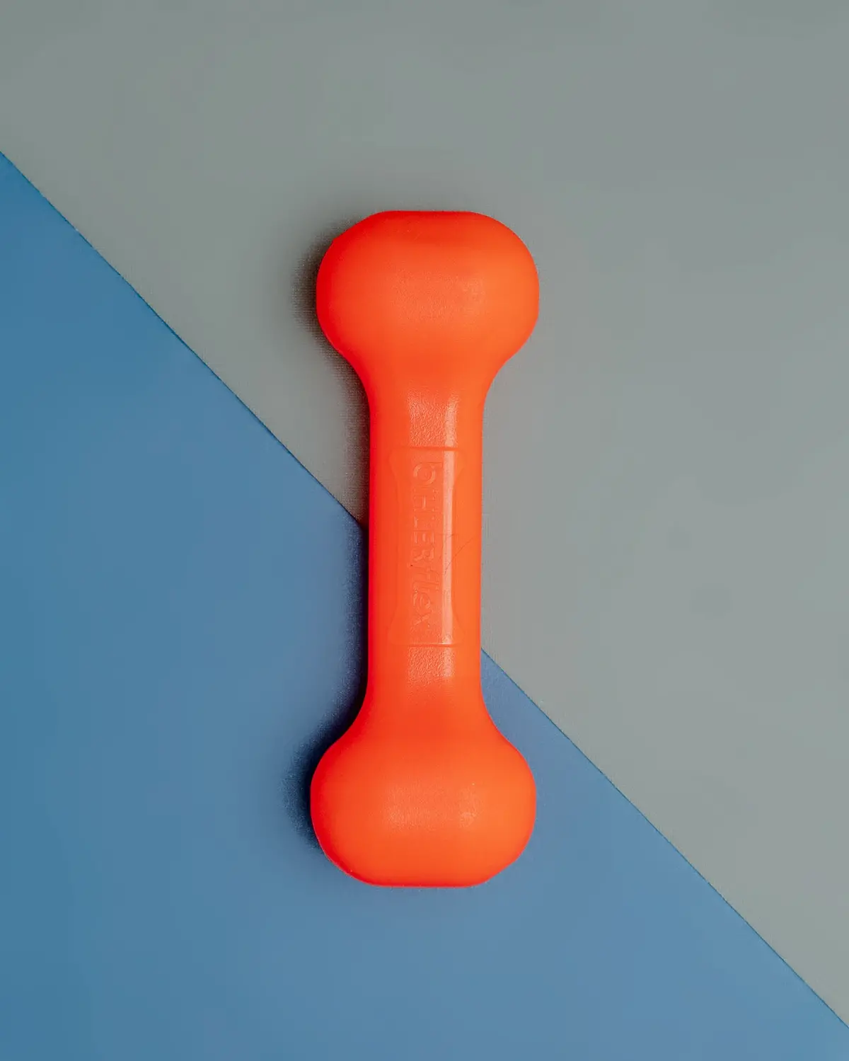 The Perfect Bone Dog Toy In Orange (Made In The Usa) 1