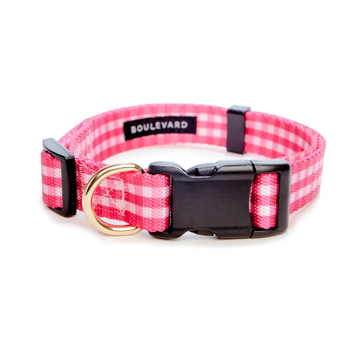 Boulevard | Gingham Collar In Pink 1