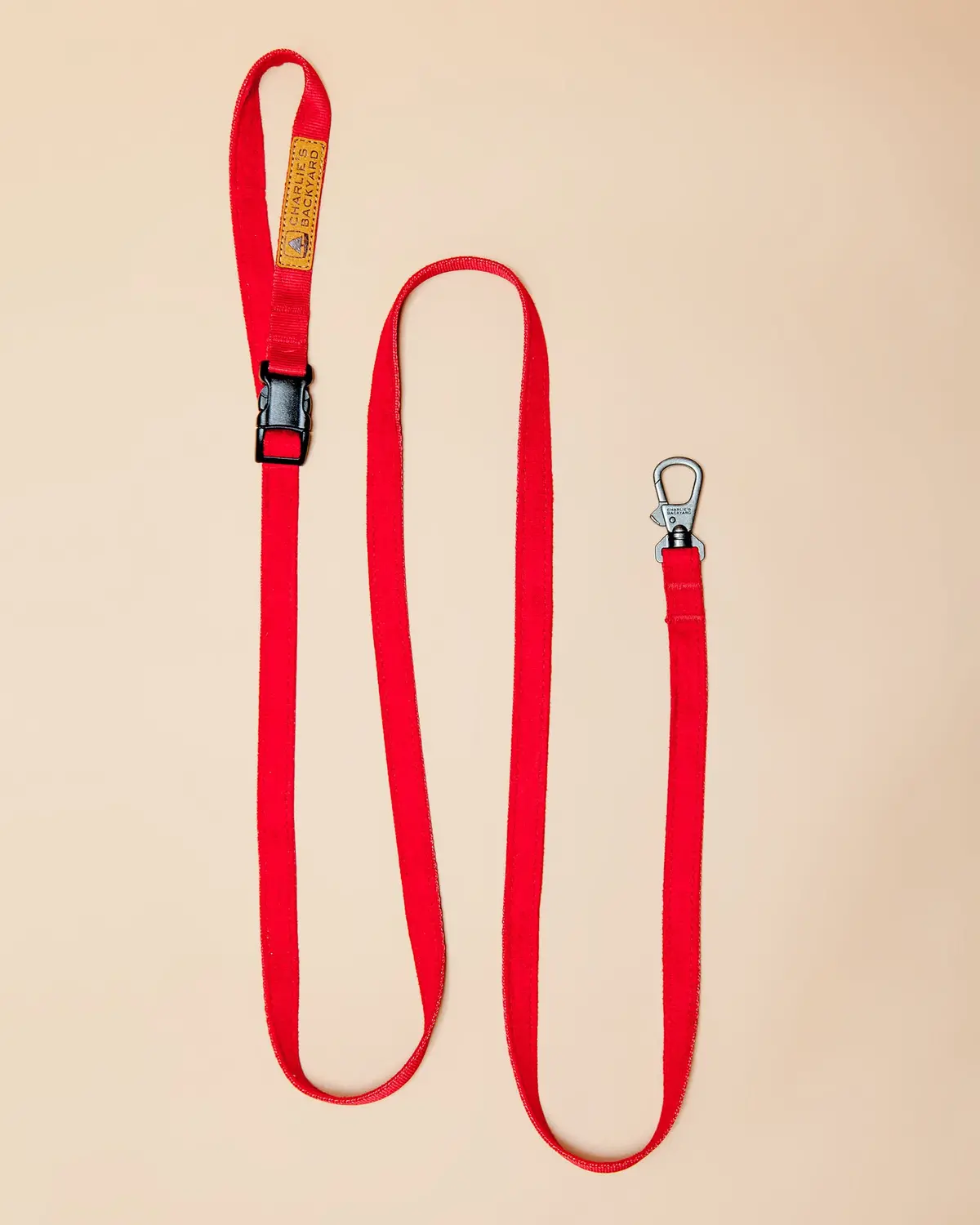Adjustable Easy Dog Leash In Red 1