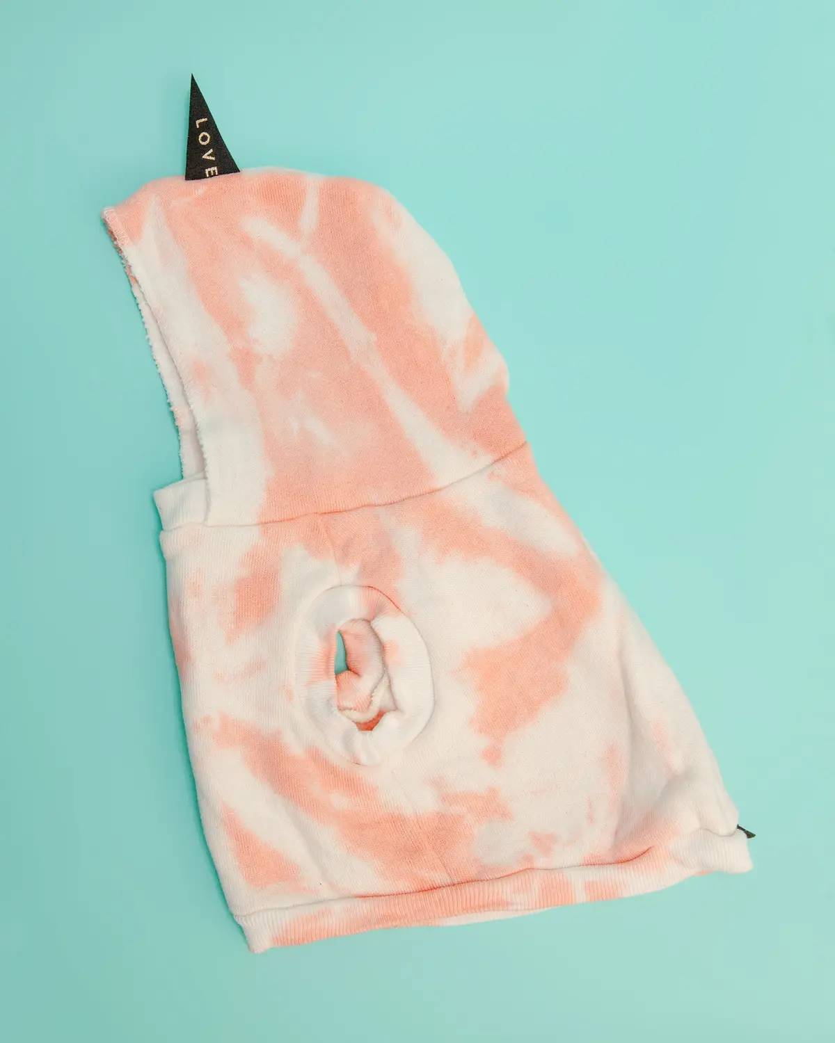 Studio Splatter Dog Sweatshirt In Peach 1