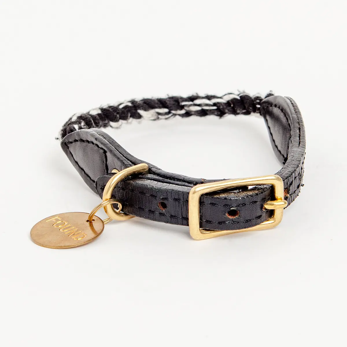 Rope Collar In Black And White (Final Sale) 1