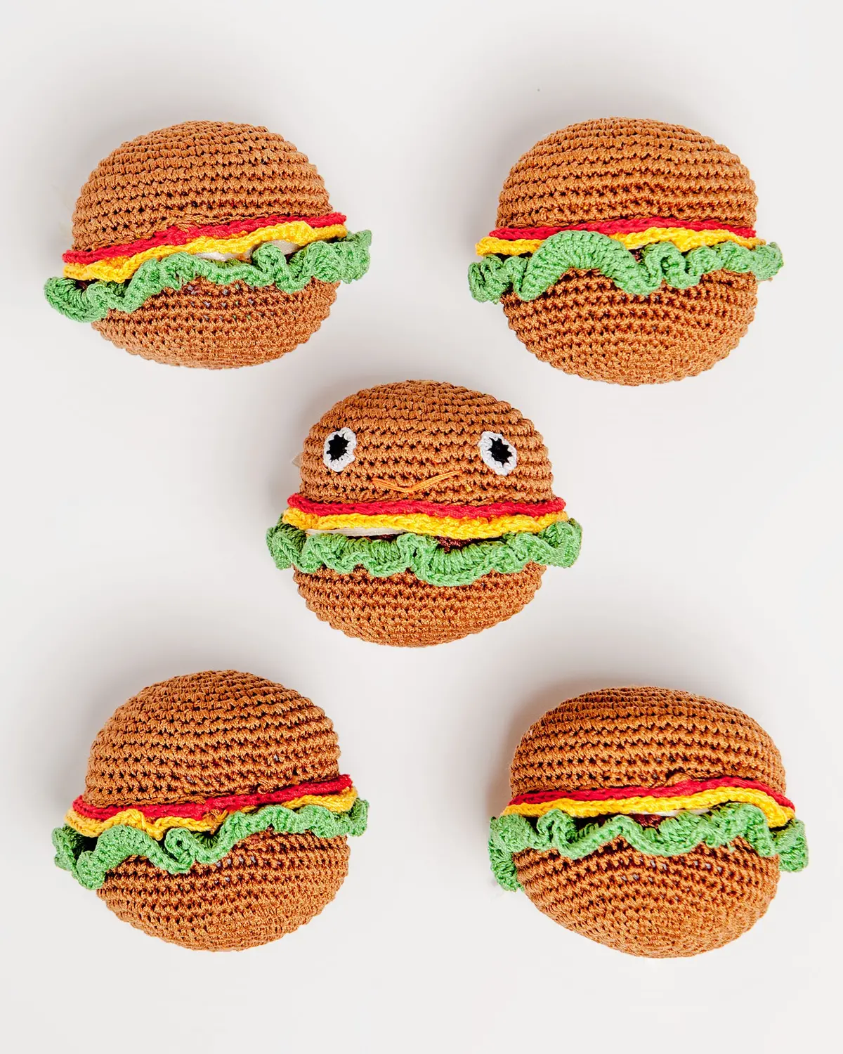 Hamburger Organic Knit Toy 1