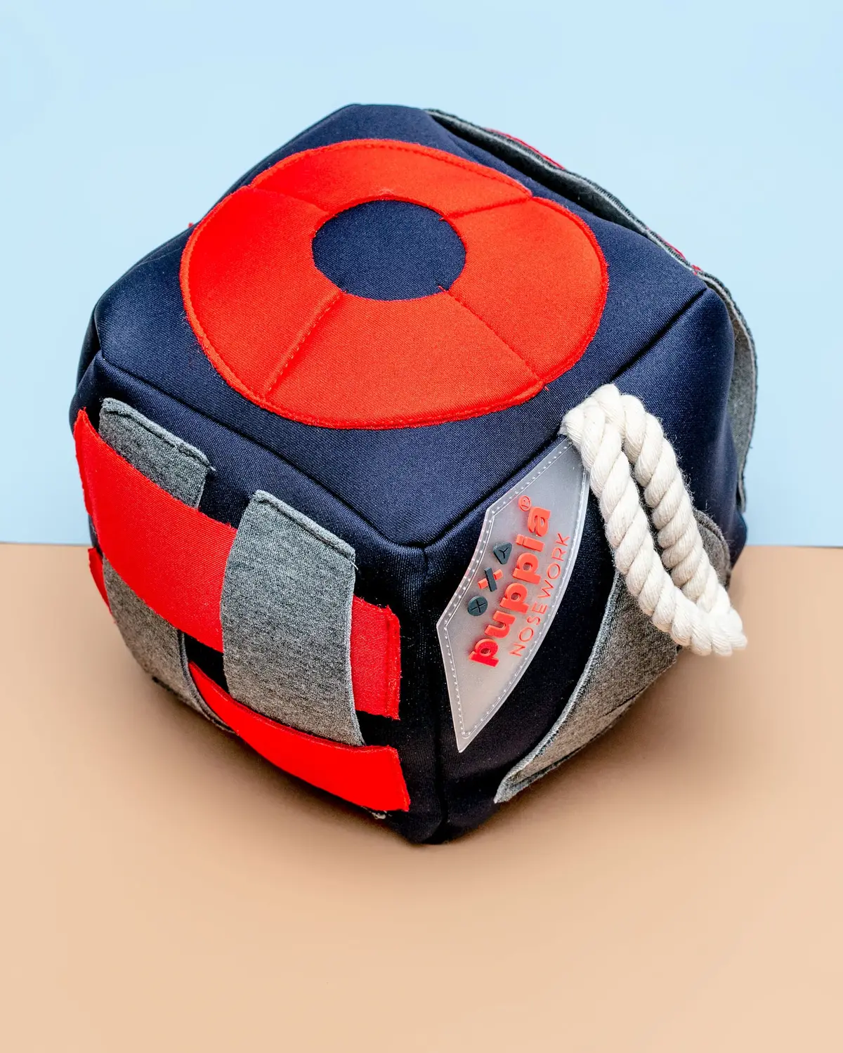 Roller Interactive Nosework Dog Toy In Navy 1