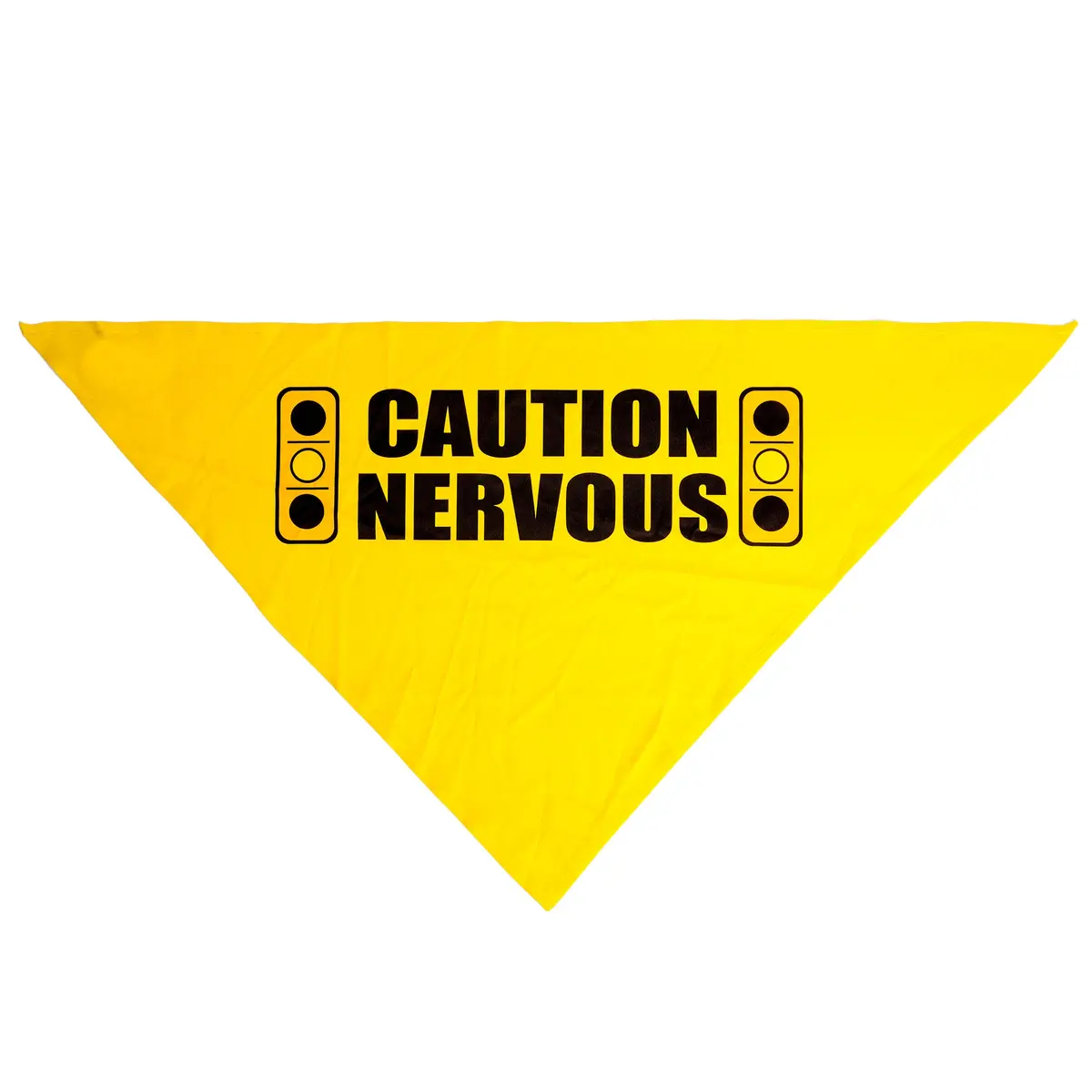 Yellow Dog Design | Caution Nervous Light Bandana 1