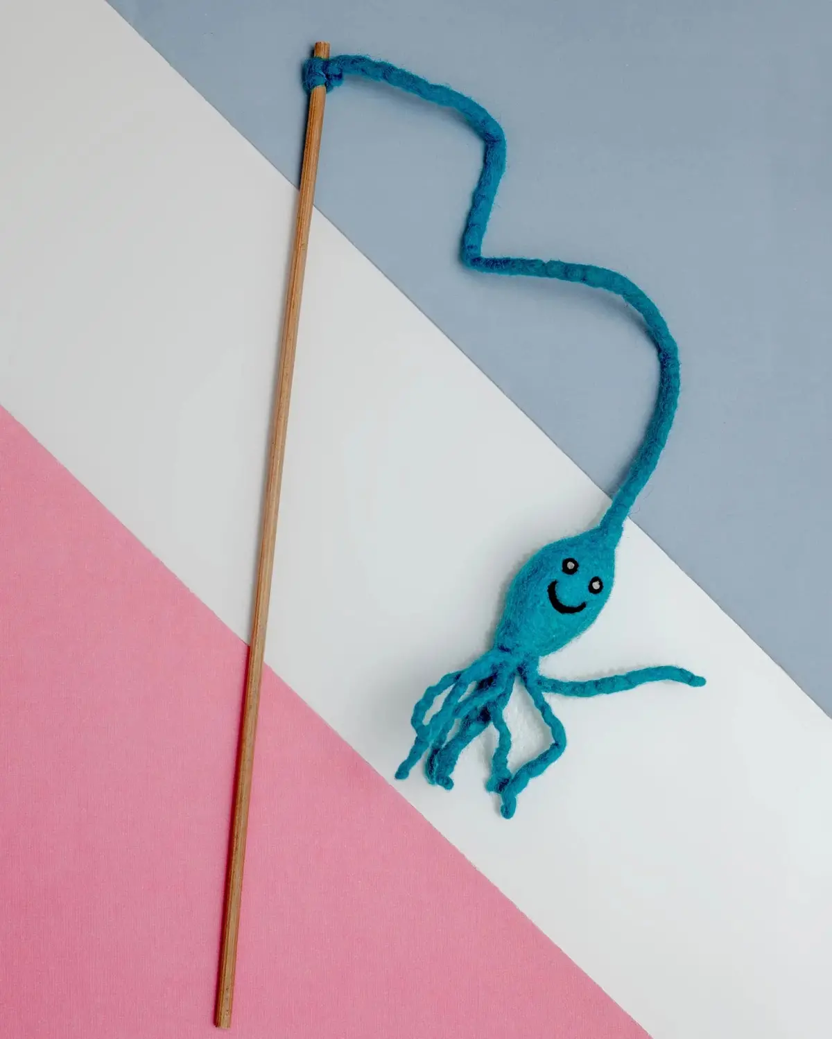 Octopus Cat Teaser Wand Toy 1