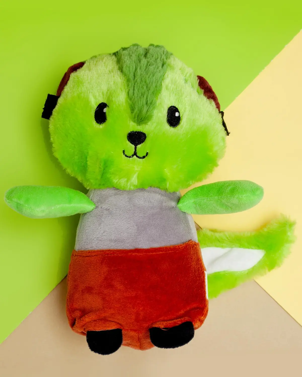 Frankenstein Skunk Squeaky Plush Dog Toy 1