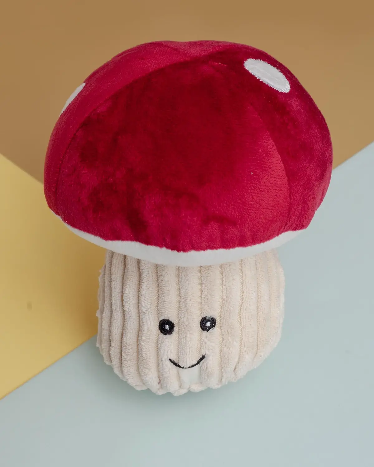 Mushroom Squeaky Plush Dog Toy 1
