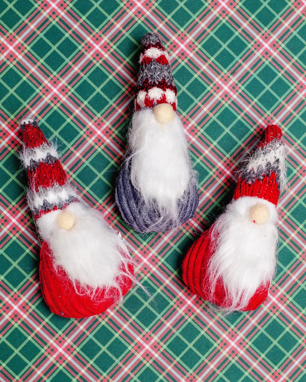 Tiny Holiday Gnome Squeaky Dog Toy 1
