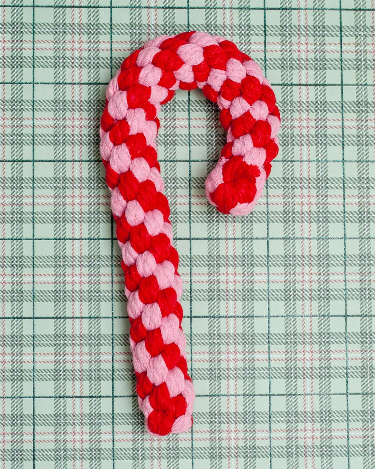 Candy Cane Dog Rope Toy 1