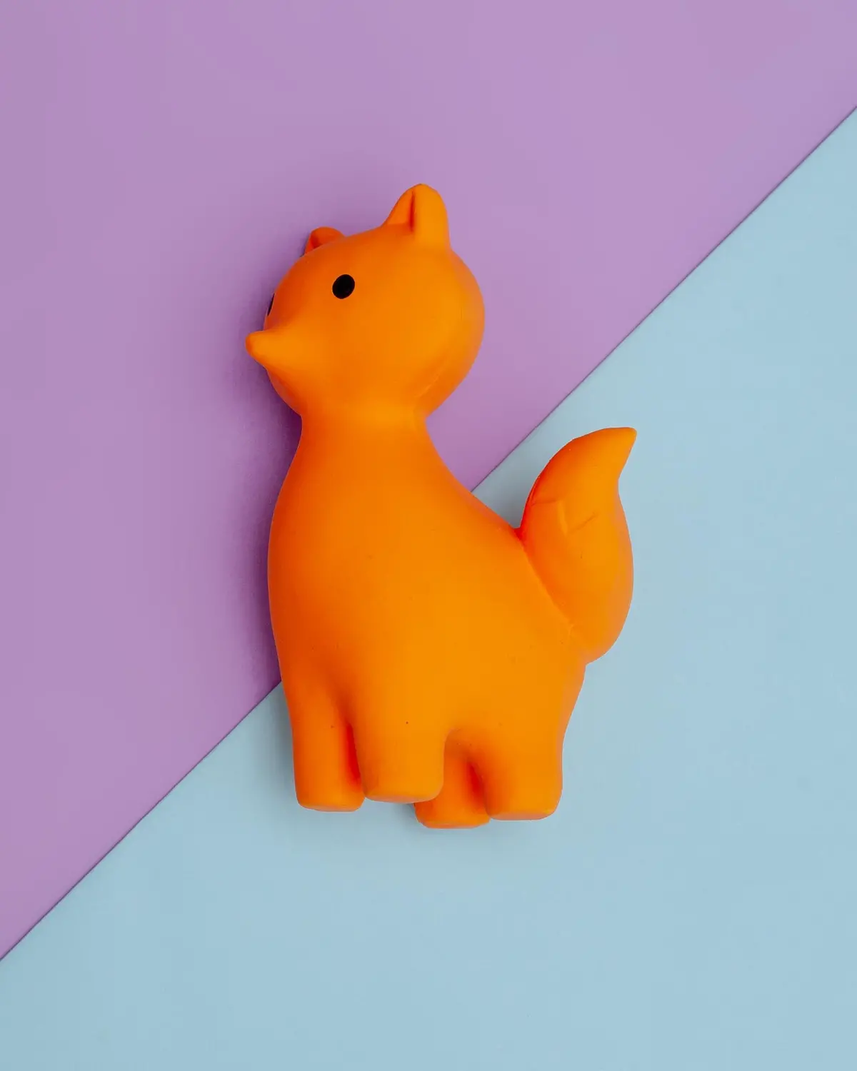 Fox Latex Squeaky Dog Chew Toy 1