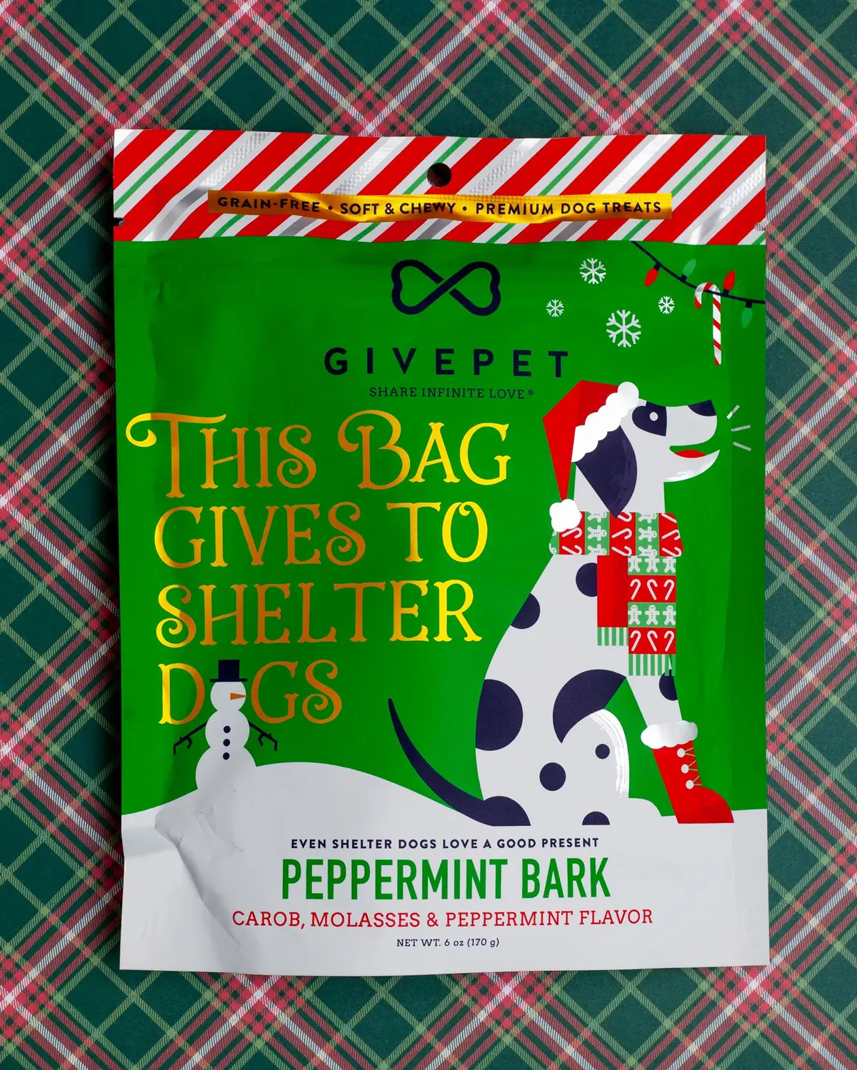Peppermint Bark Holiday Dog Treats 1