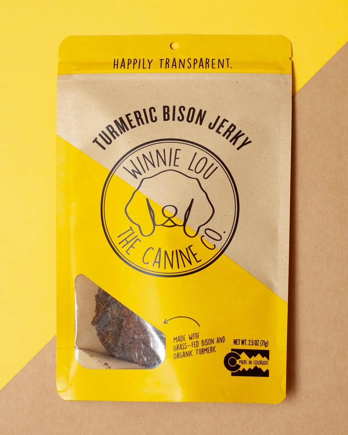 Turmeric Bison Jerky Dog Treat 1