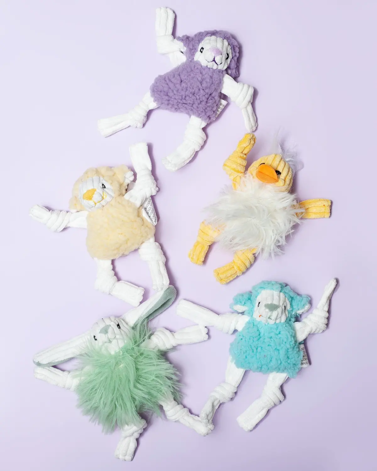Spring Assorted Wee Huggles Plush Dog Toy 1
