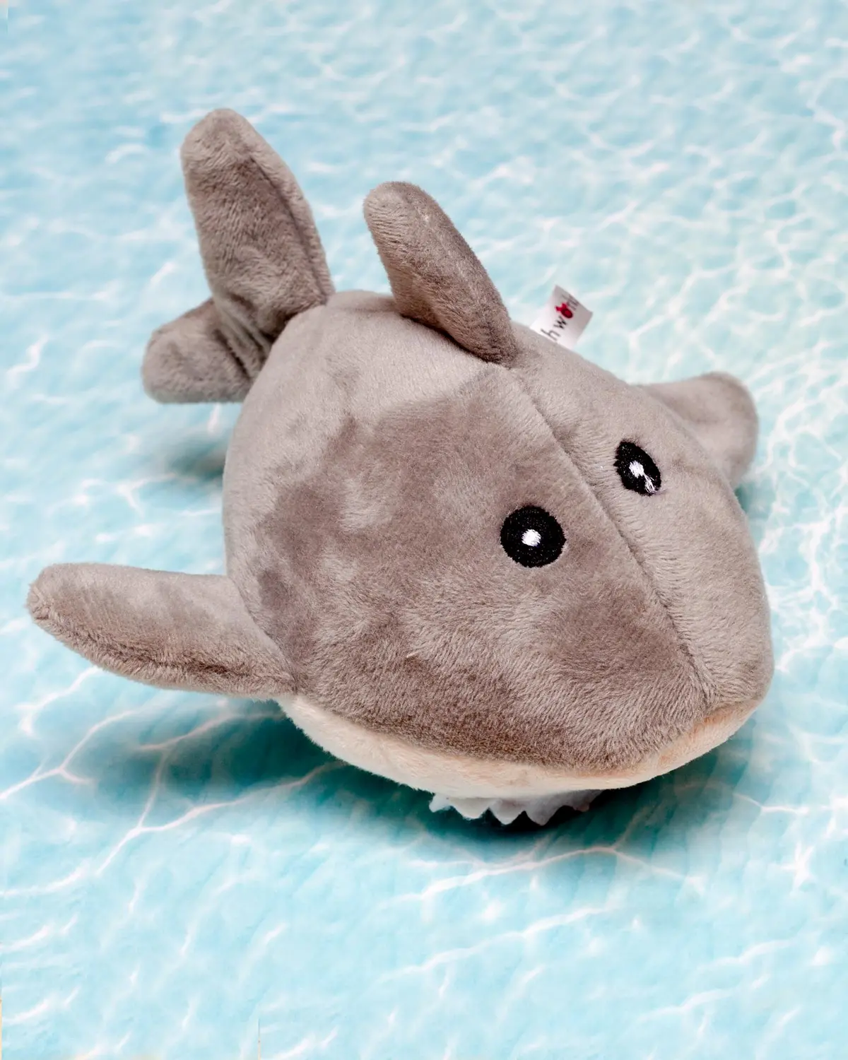 3-In-1 Prickles The Great White Shark + Fish + Squeaky Ball Dog Toy 1