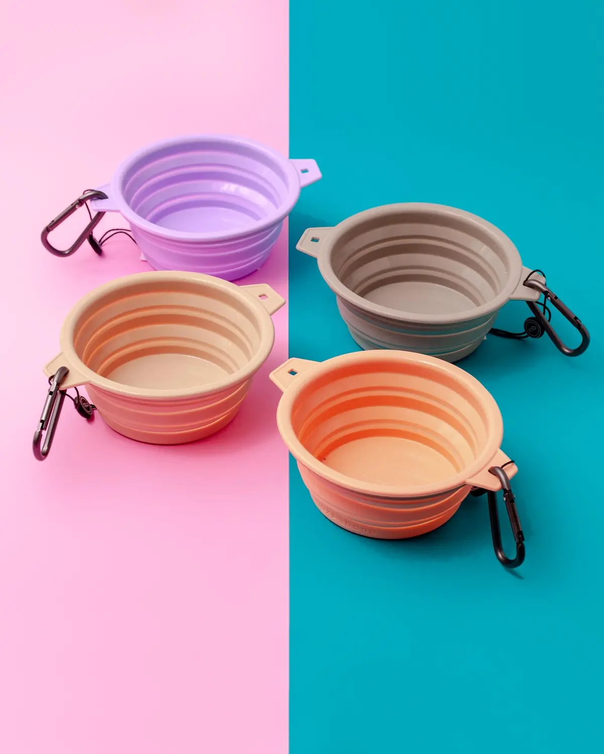 Rubber Collapsible Travel Dog Bowl (Single) 1