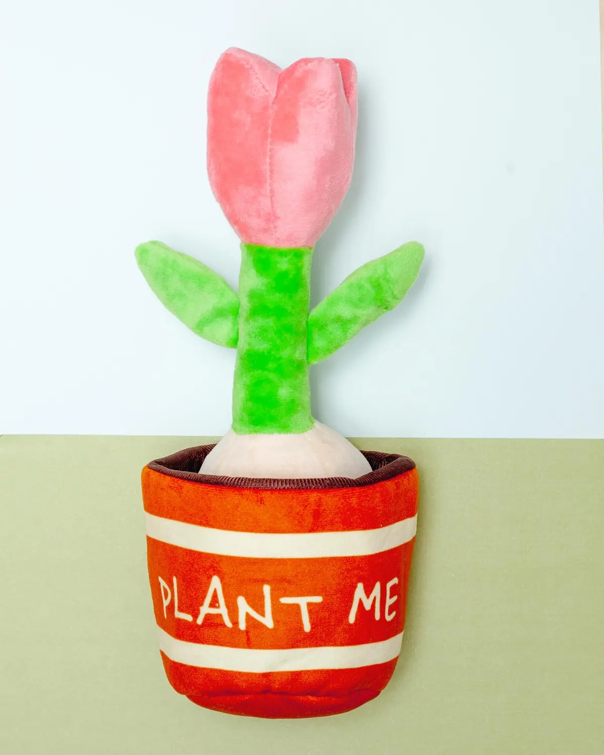 Potted Tulip 2-In-1 Squeaky Dog Toy 1