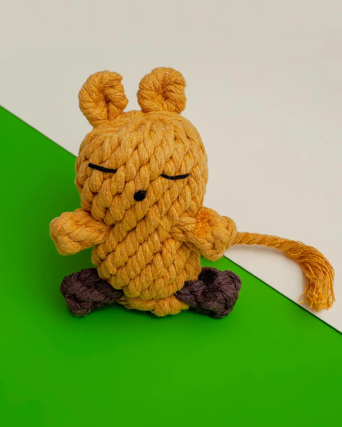 Jerry The Mouse Rope Dog Toy 1