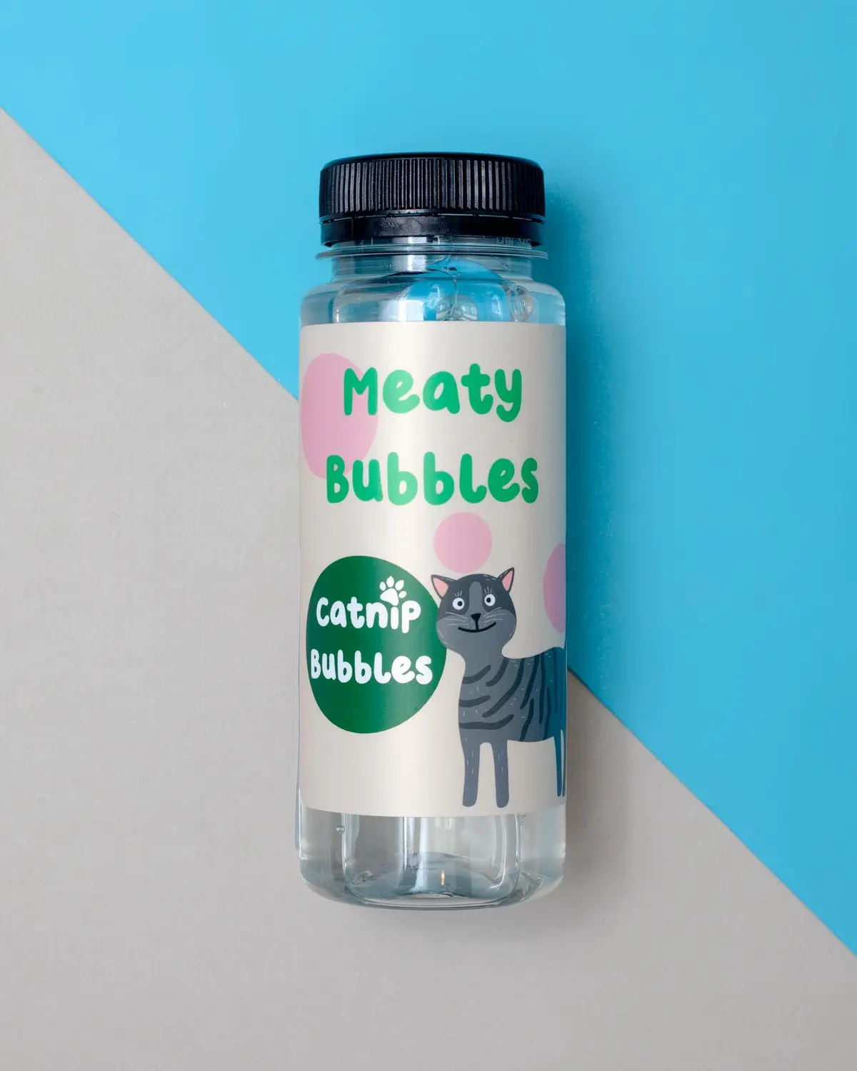Catnip Flavored Cat Bubbles (Vegan Friendly, Gluten Free & Halal Safe) 1