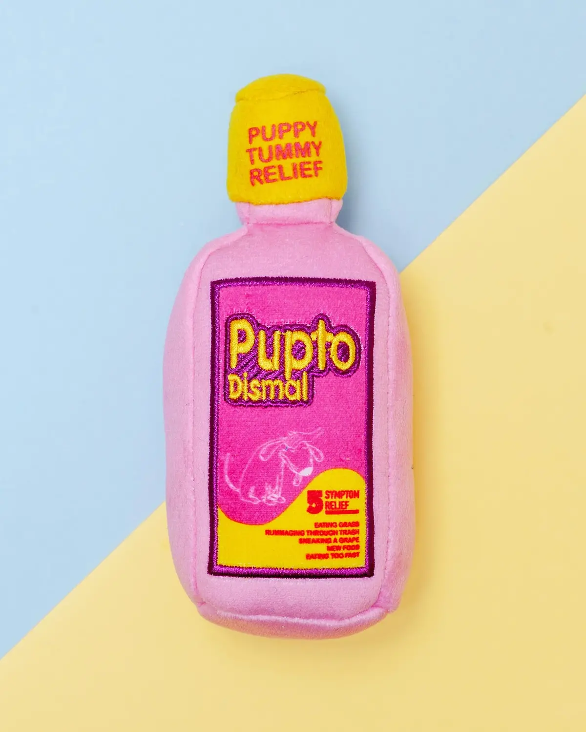 Pupto Dismal Squeaky Plush Dog Toy 1