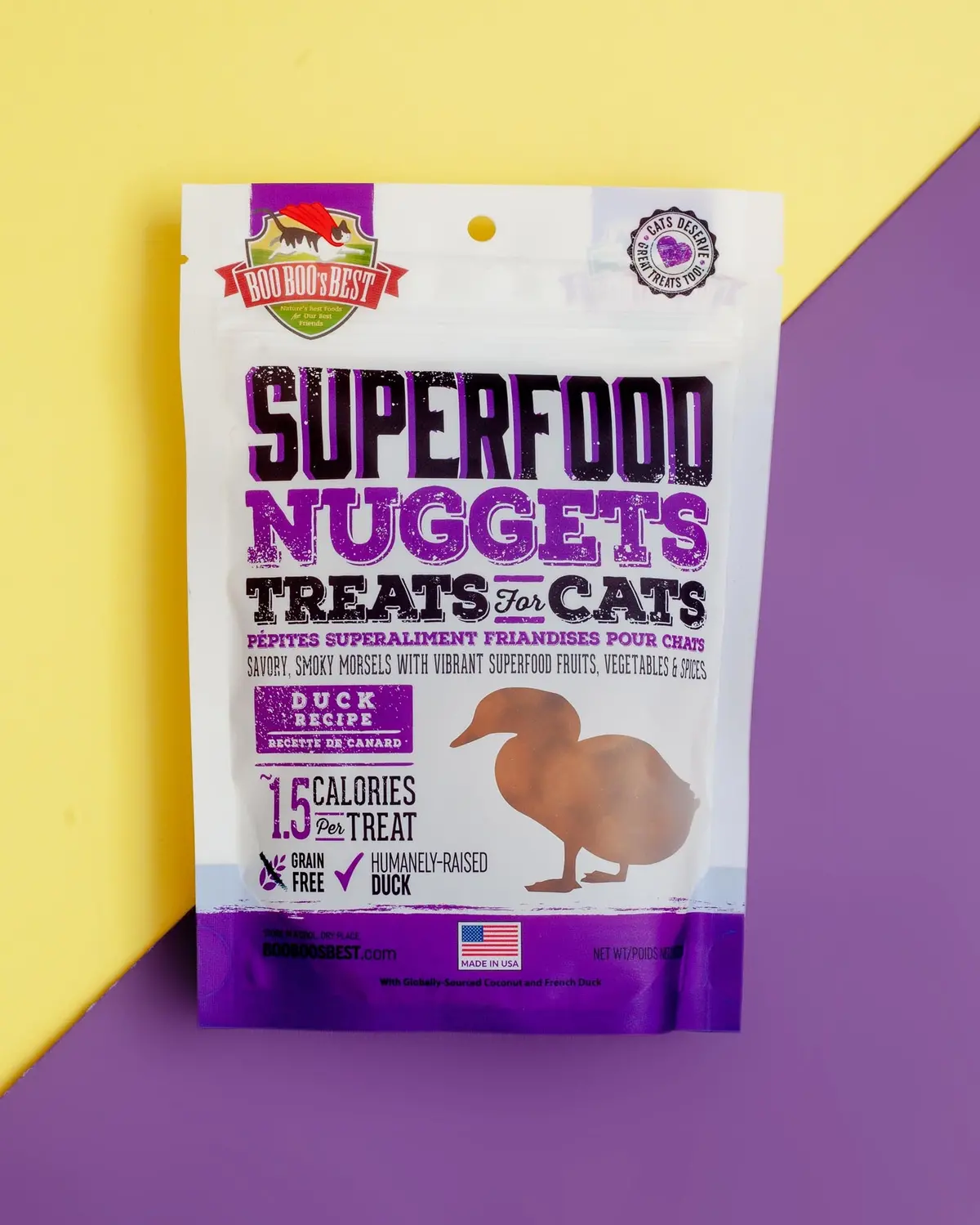 Duck Superfood Nuggets Cat Treats (Made In The Usa) 1