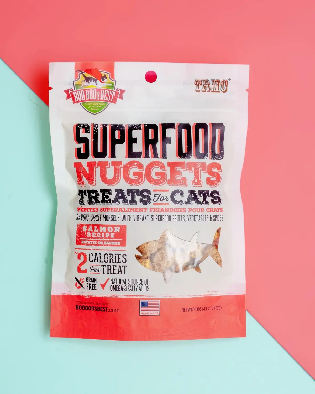 Salmon Superfood Nuggets Cat Treats (Made In The Usa) 1