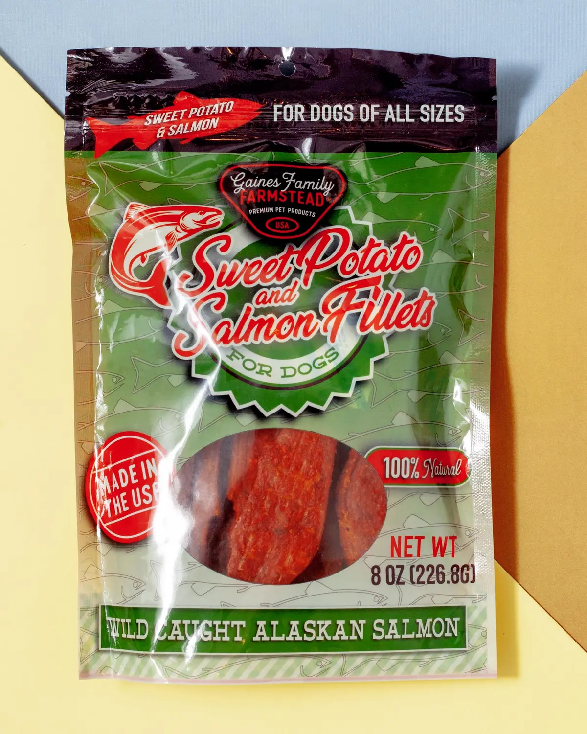 Sweet Potato And Salmon Fillets Treats For Dogs (Made In The Usa) 2