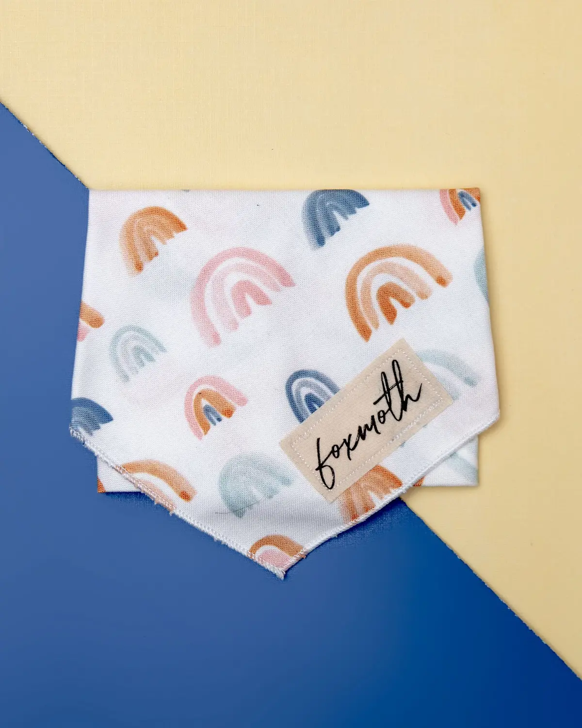 Natural Rainbow Dog Bandana (Final Sale) 1