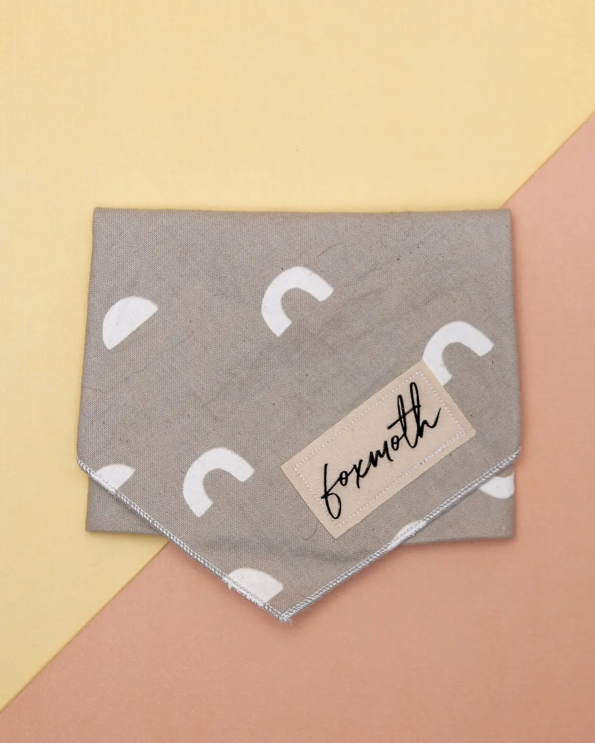 Oatmeal Moonrise Dog Bandana << Final Sale >> 1