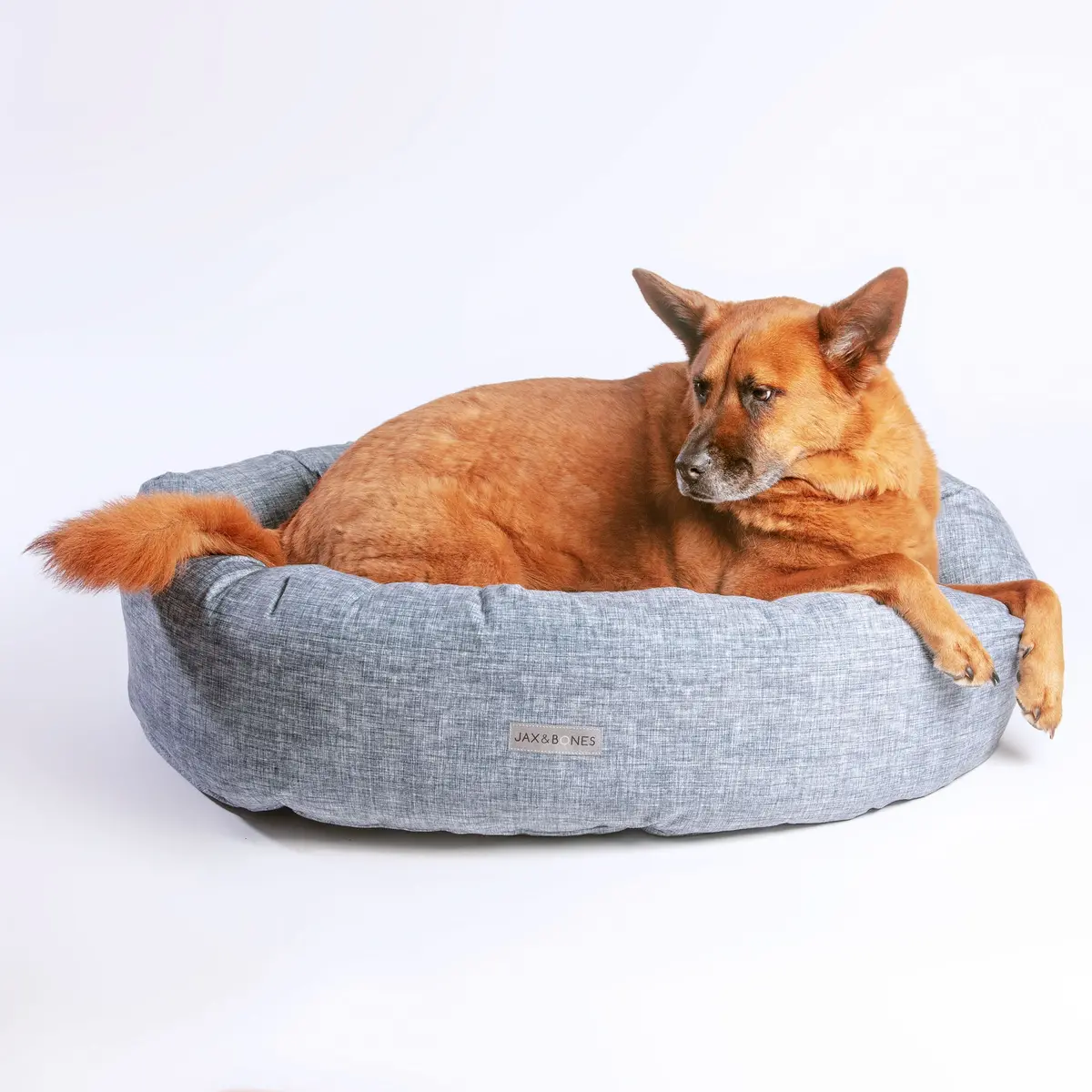 Donut Dog Bed In Denim (Direct Ship)<Br>(Made In The Usa) 1