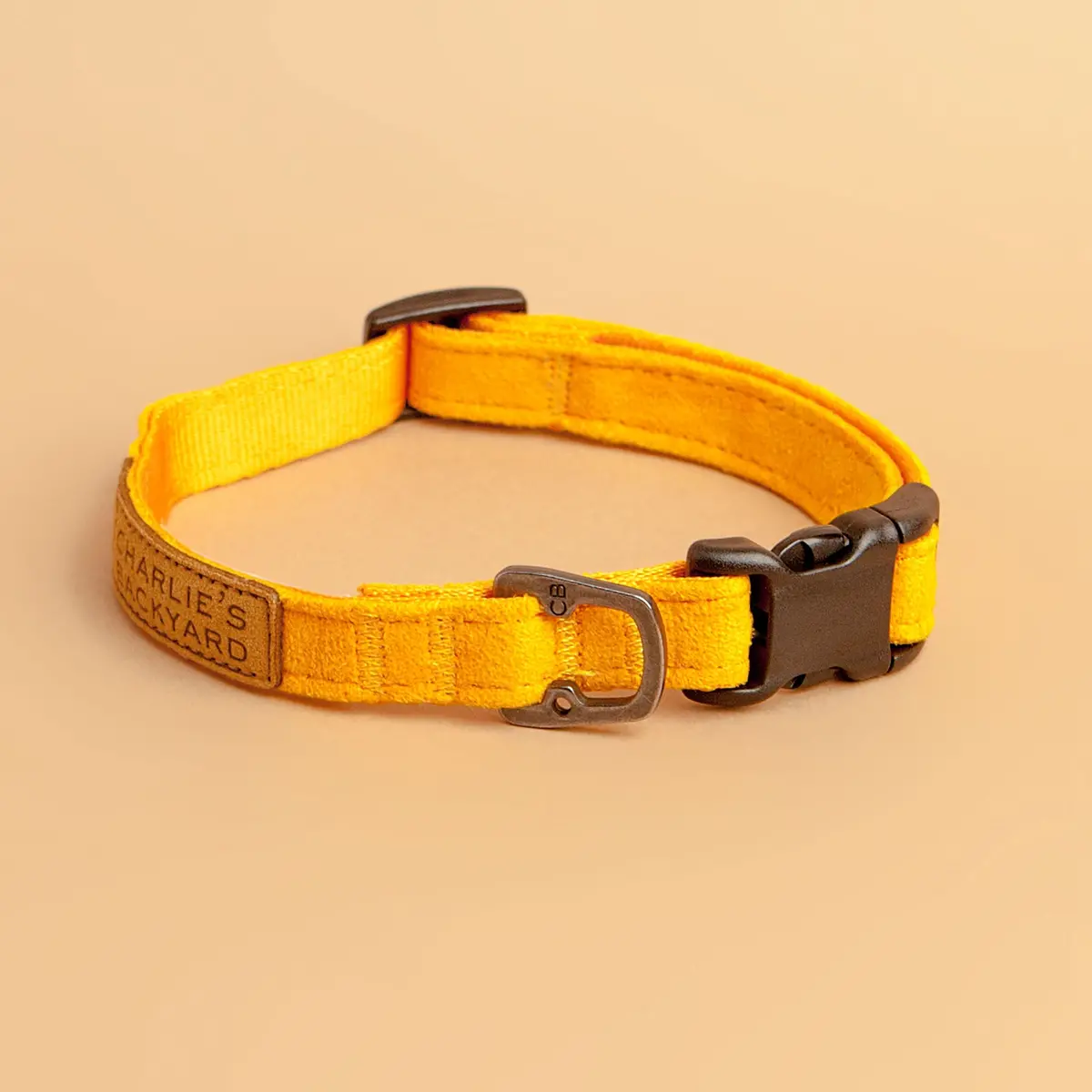 Easy Dog Collar In Yellow 1