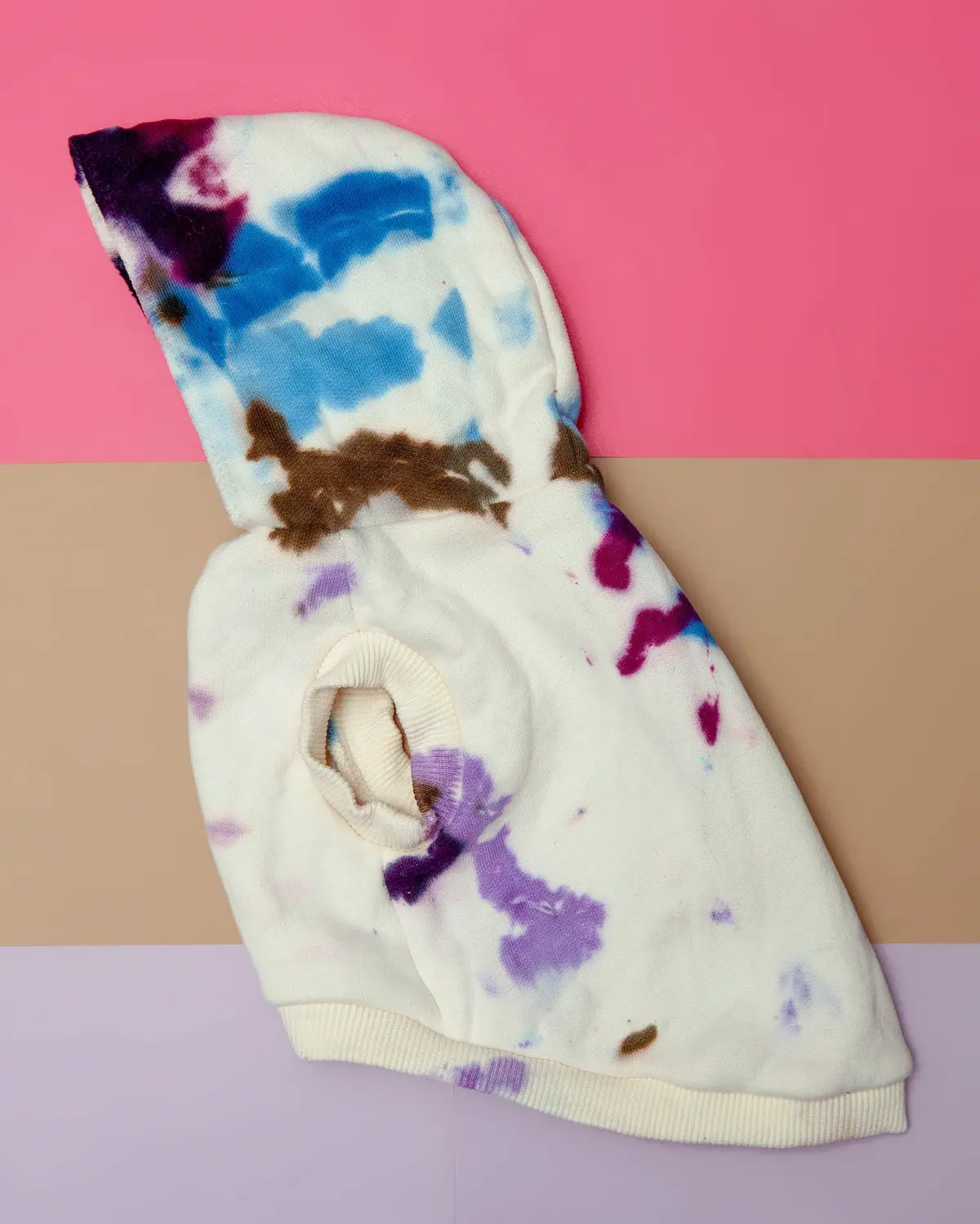 Mood Ring Hand Dyed Dog Sweatshirt 1