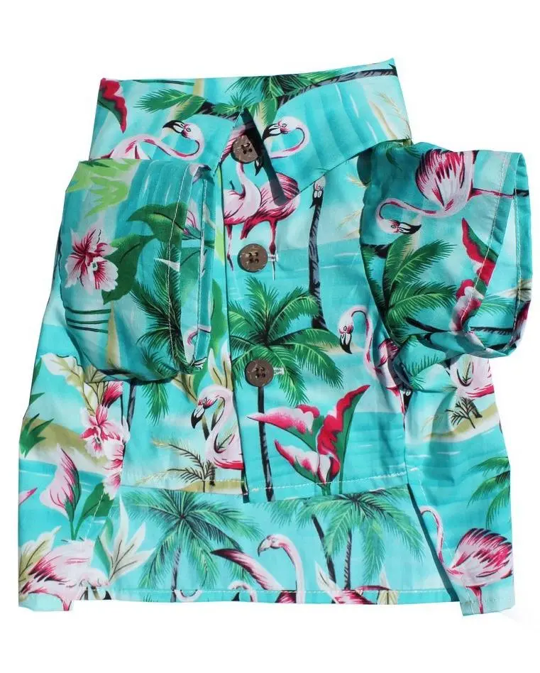 Dog Threads | Flamingo Fresh Bbq Shirt 1