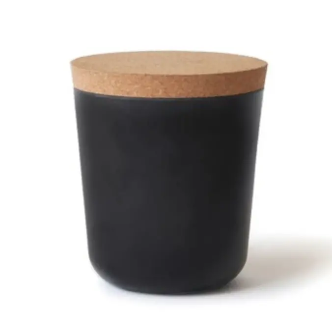 Biobu Claro Storage Jar In Black 1