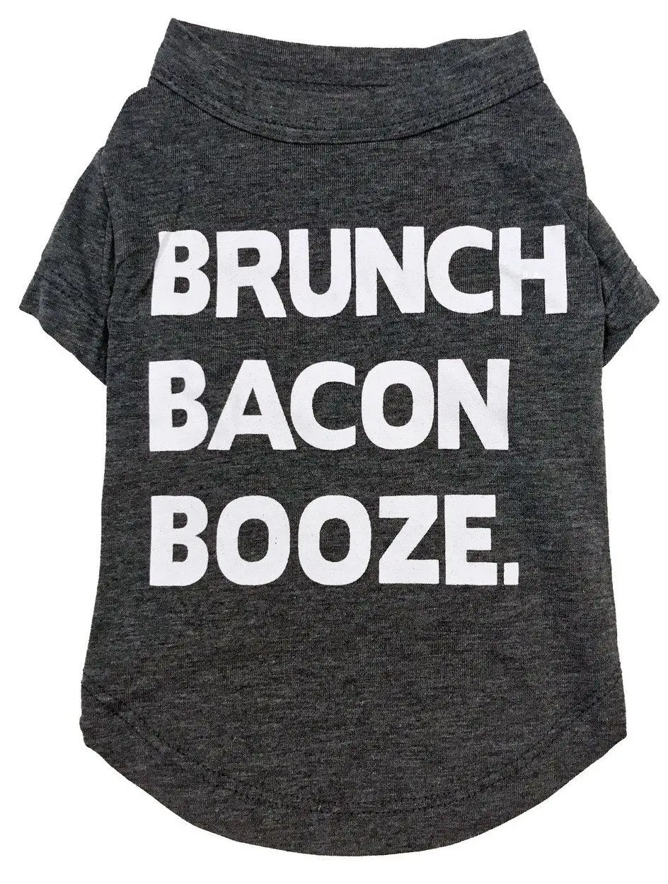 Fab Dog | Brunch Bacon Booze T-Shirt 1