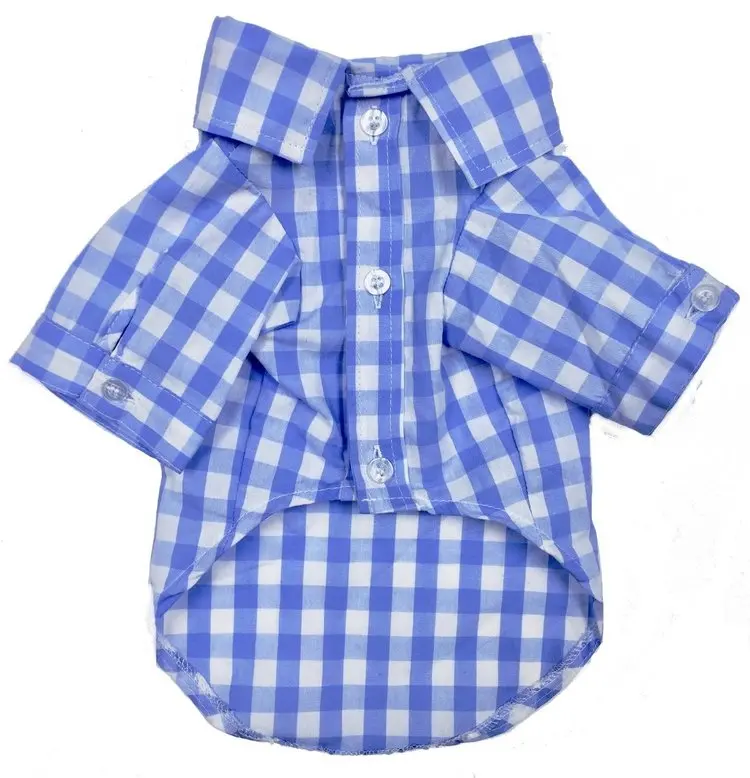 Fab Dog | Blue Plaid Button Down 1