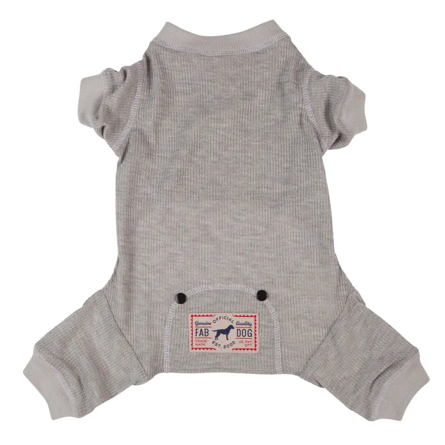 Fab Dog | Grey Thermal Pjs 1