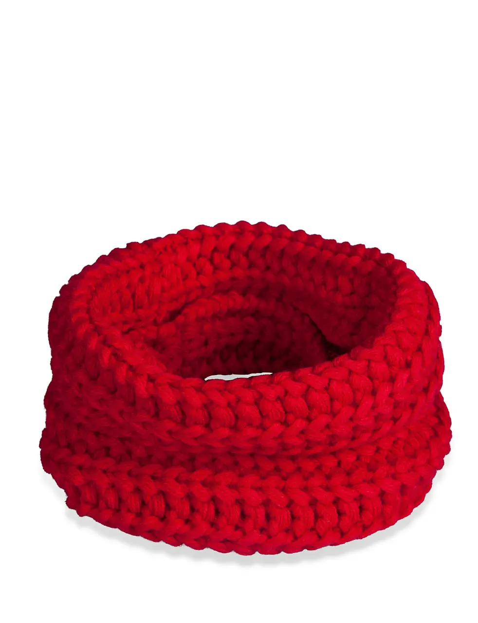 Fab Dog | Infinity Scarf In Red 1