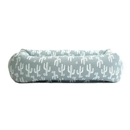 Fitz & Fellow | Bolster Bed In Cactus Print 1