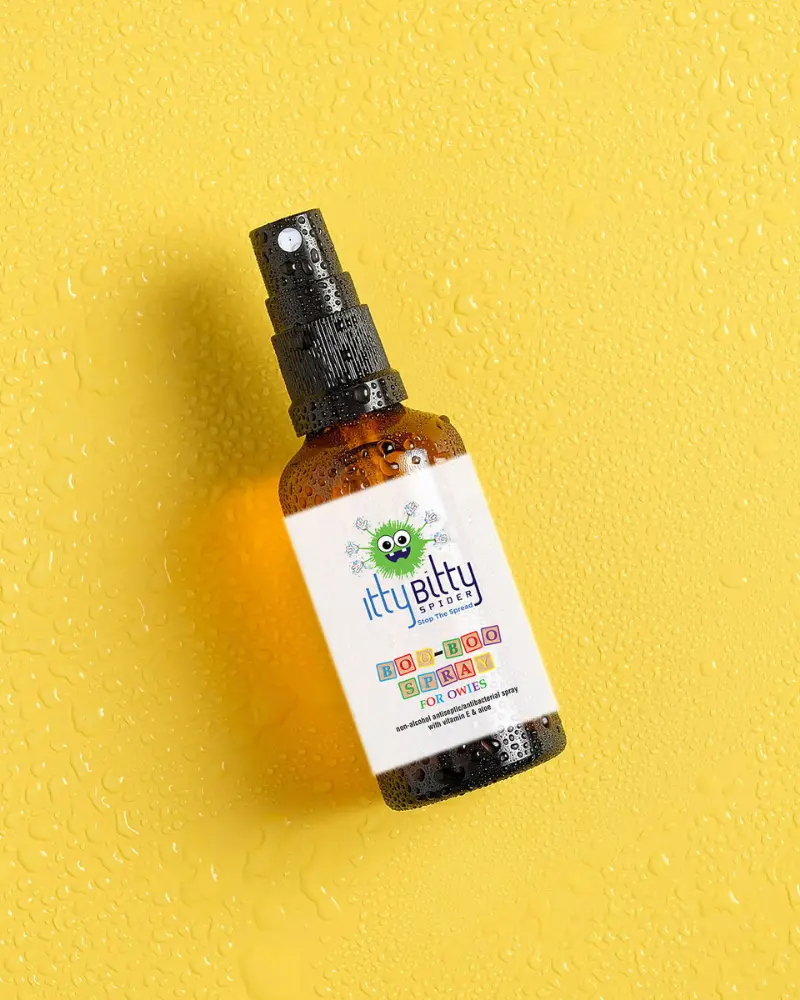 Non-Alcohol Antiseptic & Antibacterial Boo Boo Spray With Aloe & Vitamin E 1