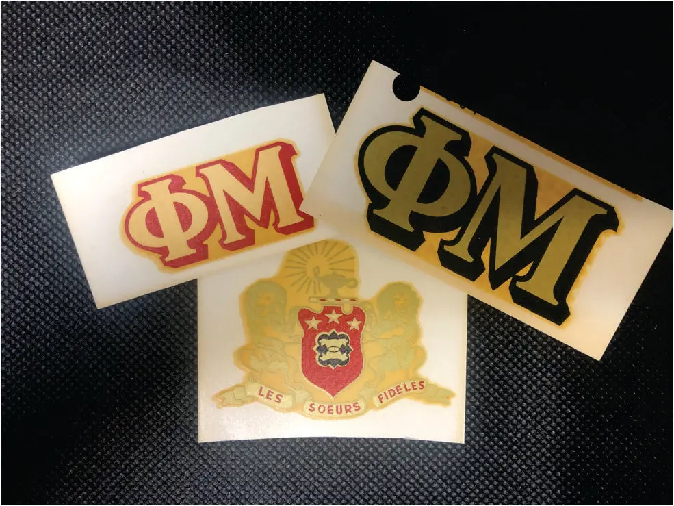 Phi Mu Decal - Discontinued 1
