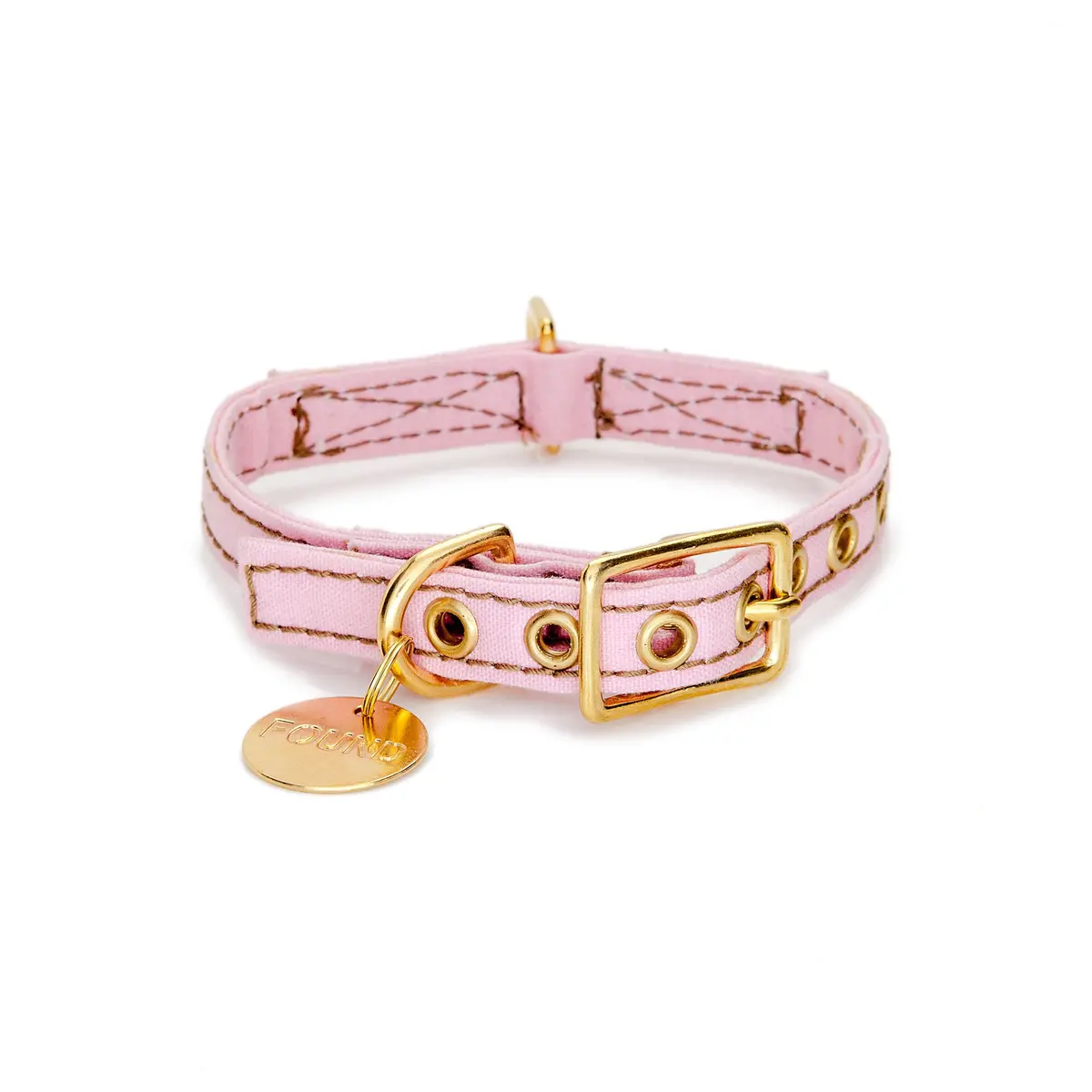 Found My Animal | Canvas Collar In Light Pink 1