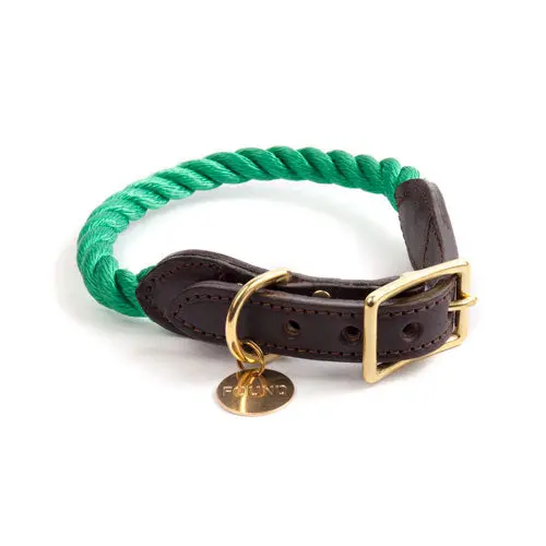 Found My Animal | Rope Collar In Miami Green 1