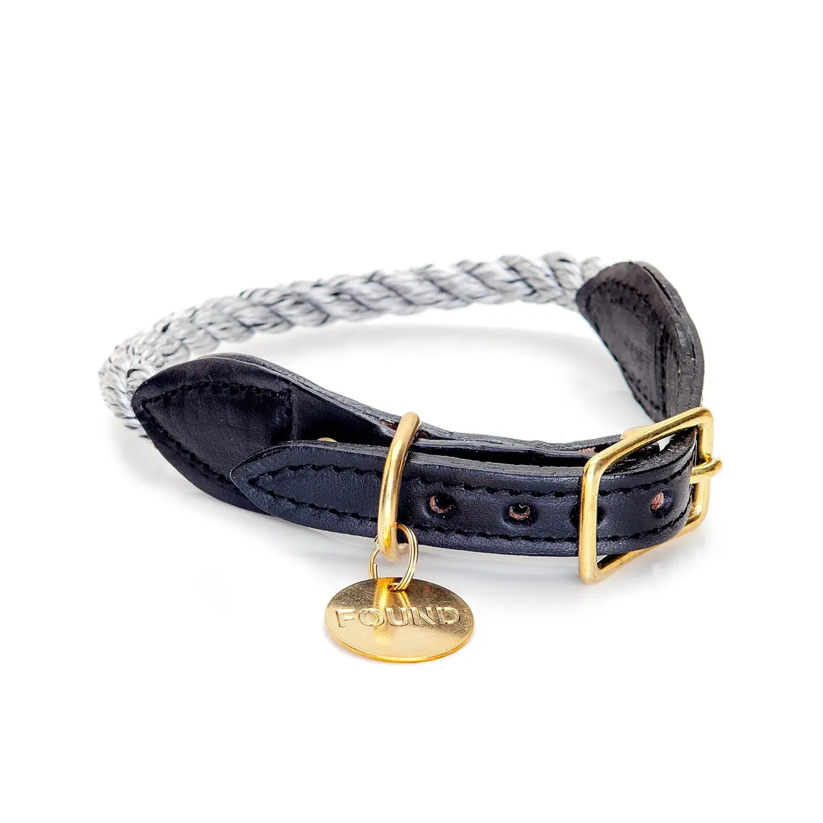 Found My Animal | Rope Collar In Silver 1