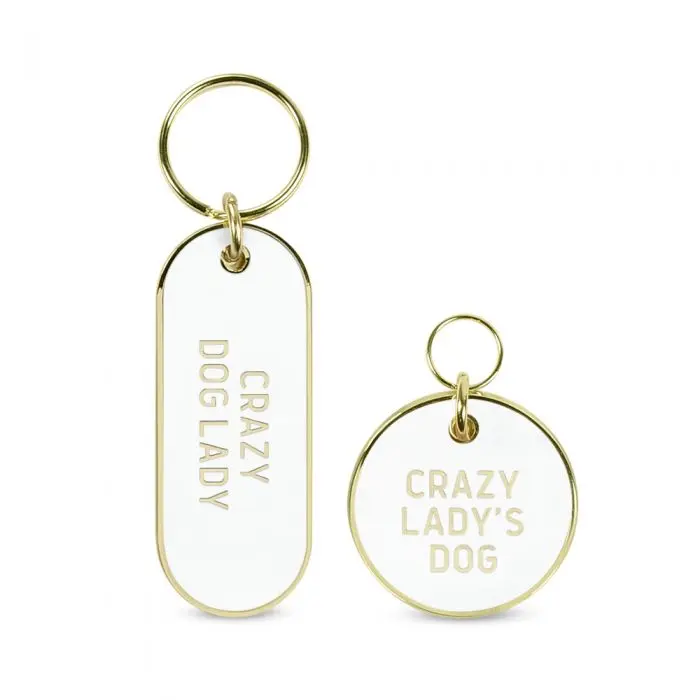 Fred & Friends | Crazy Dog Lady Tag And Keychain 1
