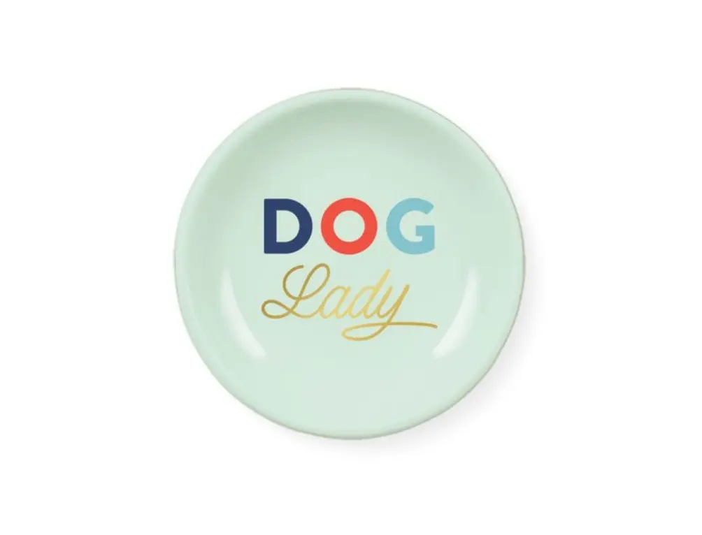Fringe Studio | Dog Lady Round Tray 1