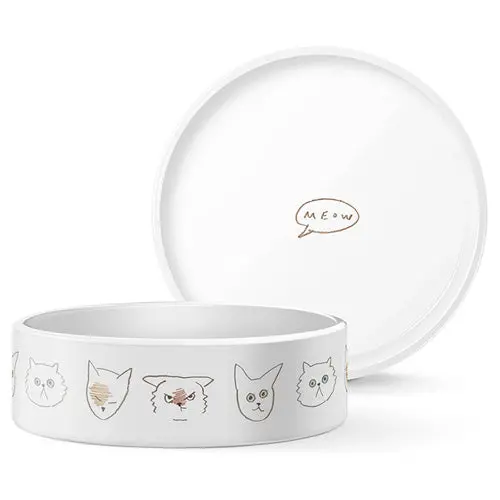 Fringe Studio | Doodle Cat Bowl 1