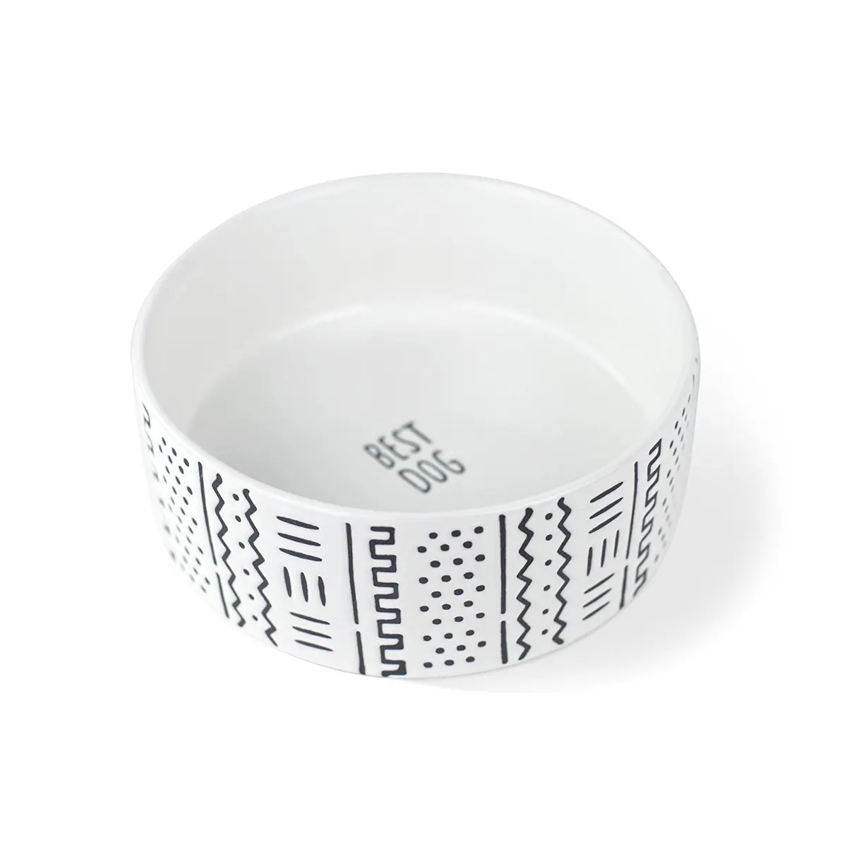 Fringe Studio | Mudcloth Dog Bowl 1